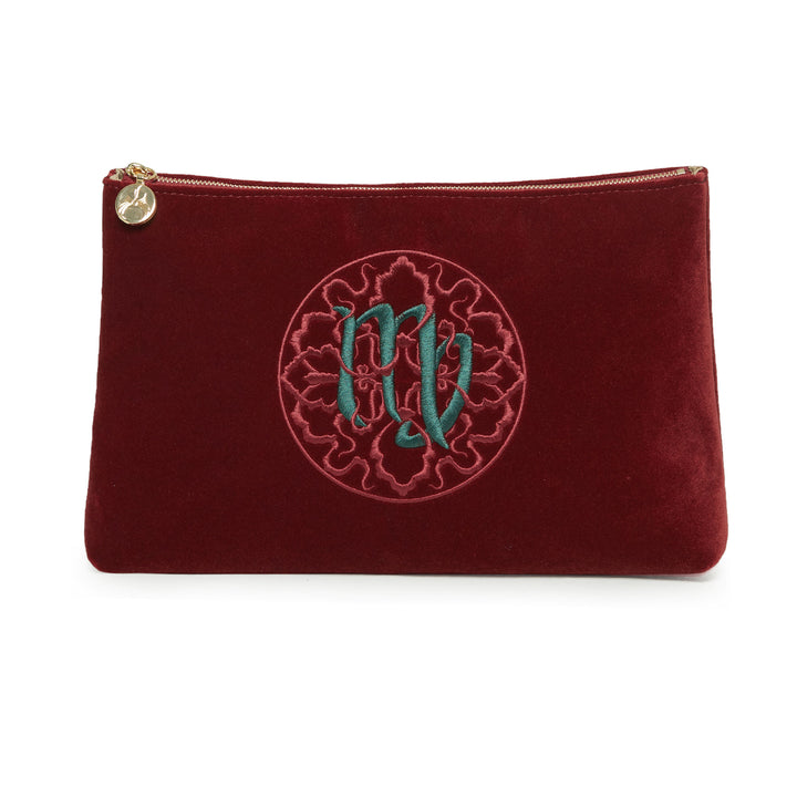 Zodiac Clutch - Burgundy